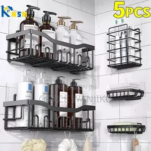 *5pcs Set Shower Caddy Shelf/Bathroom Organizer*