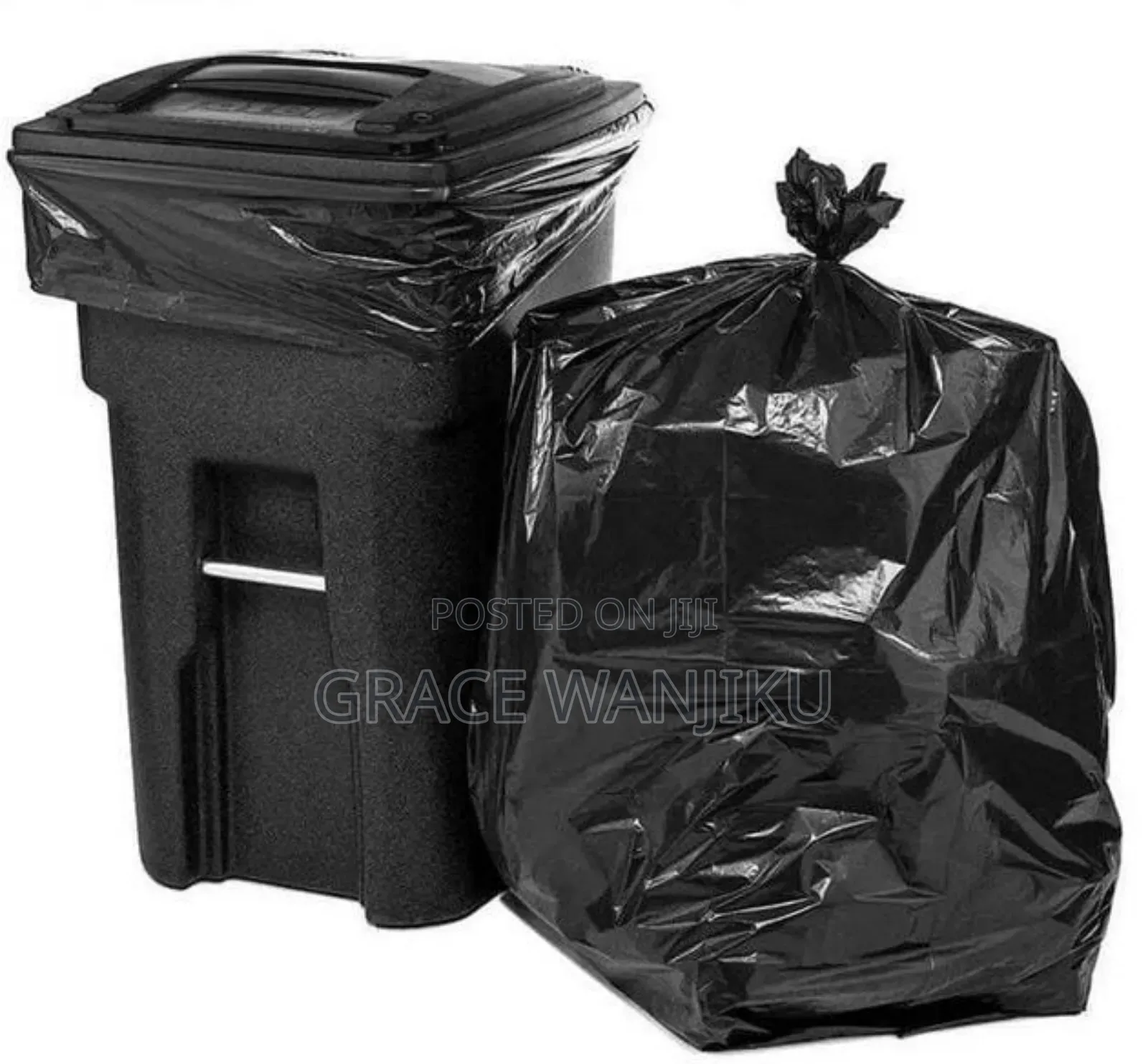 50 Pieces Garbage Bags for Trash Bins