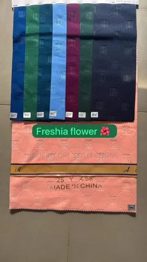 Freshia Flower Sponch Double Sided Fabric