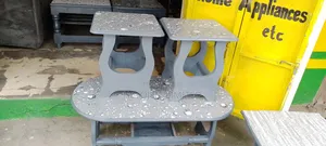 Modern Grey Table + 2 Stylish Stools Combo at 4,999