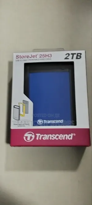 Transcend External HDD 2tb – Blue