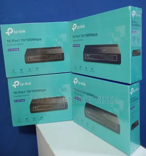 Tp Link 16 Port 10/100mbps Desktop Switch 16 Port Tl-Sf1016d