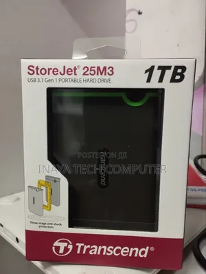 Transcend External HDD 1tb – Iron Grey
