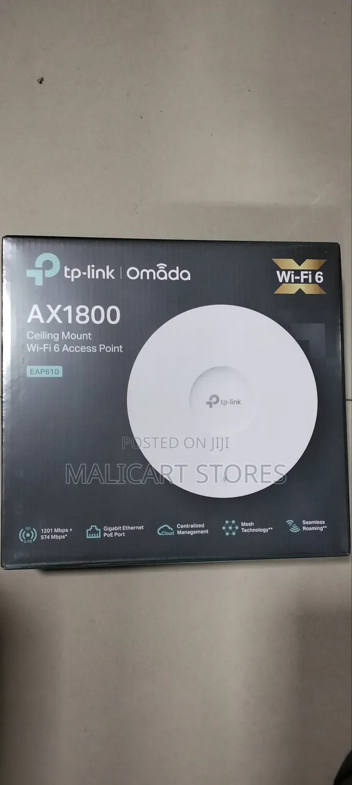 Tp-Link Eap610 Ax1800 Ceiling Mount Wifi 6 Access Point