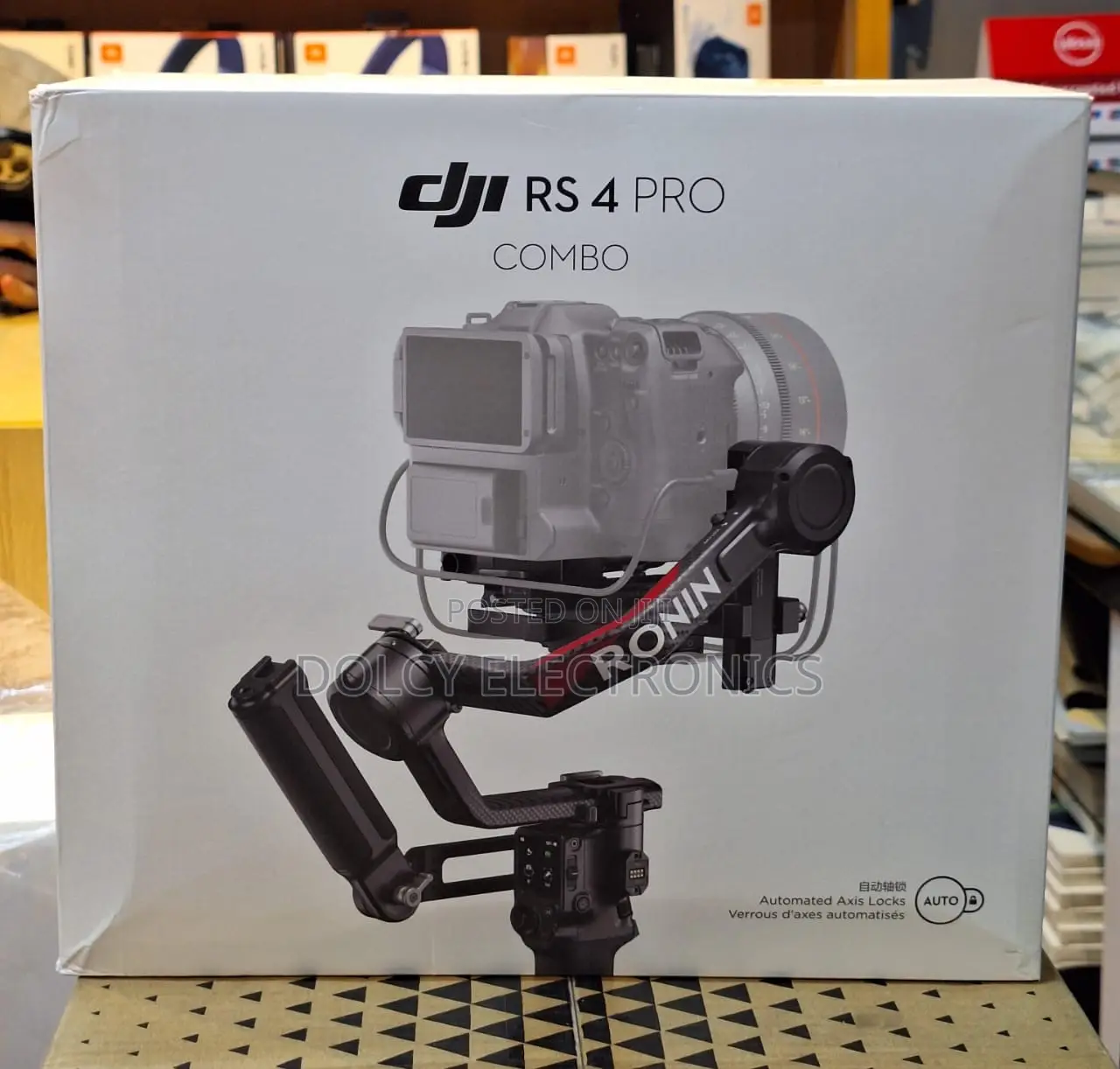 Dji Rs 4 Pro Combo, 3-Axis Gimbal Stabilizer