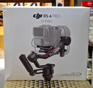 Dji Rs 4 Pro Combo, 3-Axis Gimbal Stabilizer