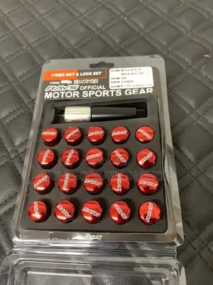 20pcs Rays Steel Red Wheel Lug Nuts for Different Car Model