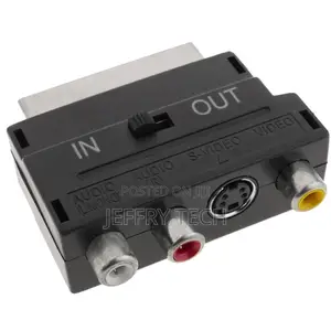 Scart Adapter (3xrca-H + SVHS/Scart-M)