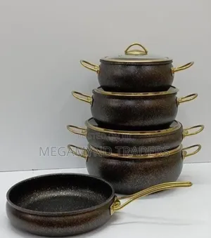 9pc Granite Sufuria Set/ Modern Nonstick Granite Sufuria