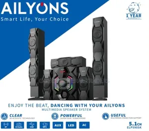 Ailyons 5.1ch Home Theater Speaker System Elp5905k