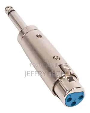 Audio Adapter - XLR Female to 1/4" Male Mono Ts