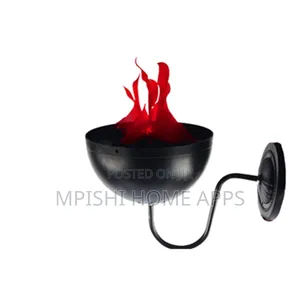 Led Wall Mounted Flame Light Brazier Lamp