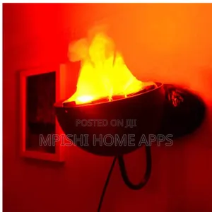 Led Wall Mounted Flame Light Brazier Lamp