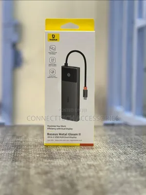Baseus Metal Gleam Ii 10-in-1 Usb Hub Dual Display.