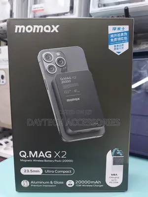 Momax Q.Mag X2 Magnetic Wireless Power Bank 20000mah.