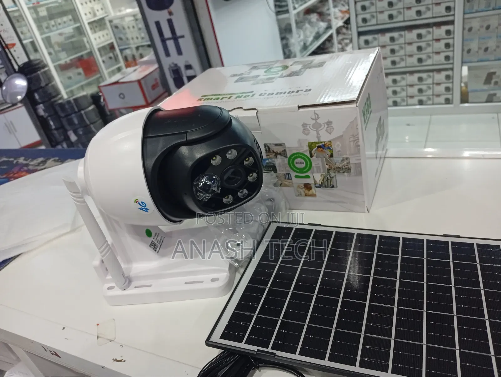 4g PTZ Solar Powered Camera With Solar Panel + Battery