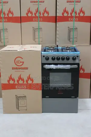 Eurochef Full Gas With Electric Oven +Timer Standing Cooker