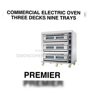 Premier 3 Deck Commercial Oven Electric 9 Trays