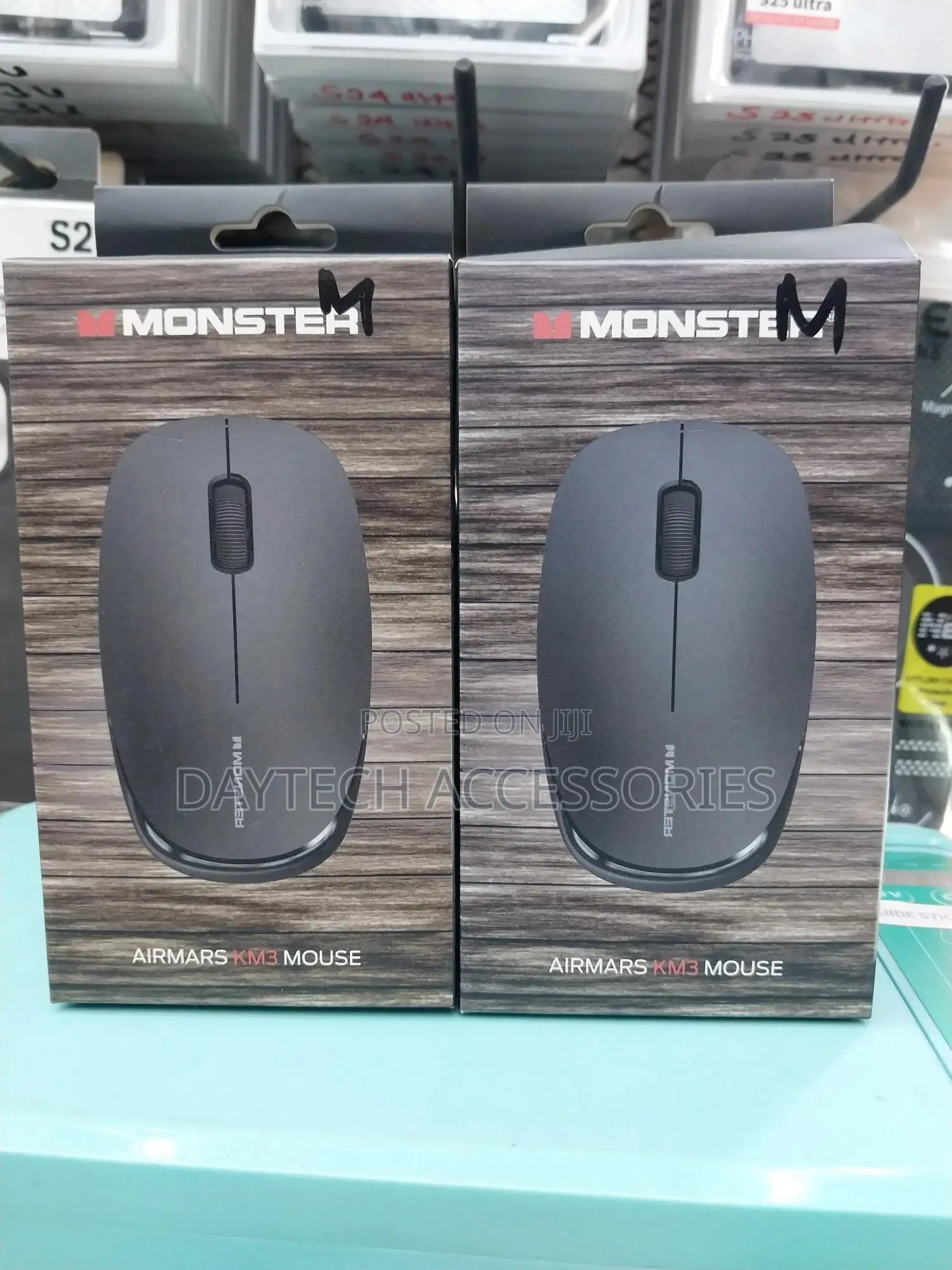 Monster Airmars Km3 Wireless Mouse 4 Button - 1600 Dpi