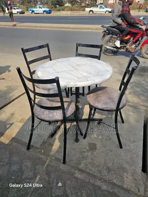 Restaurant And Bar Chairs And Table Set