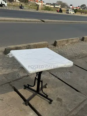 White Marble Restaurant And Bar Square Table