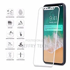 3D Tempered Glass Screen Protector for iPhone X