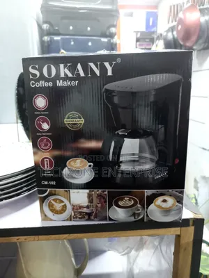 Sokany Sk124 6-Cup Coffee Maker With Warranty 