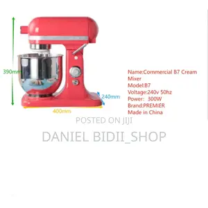 Commercial B7 Cream Mixer 300watts