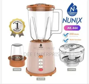 Ak 444 Nunix 3 in 1 Blender Chopper and Grinder