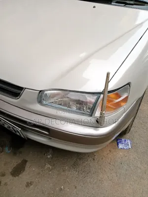 Car Front Bumper Fitted With Corner Pole With Led Light