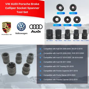 Vw Audi Porsche Brake Caliper Socket Spanner Tool Set