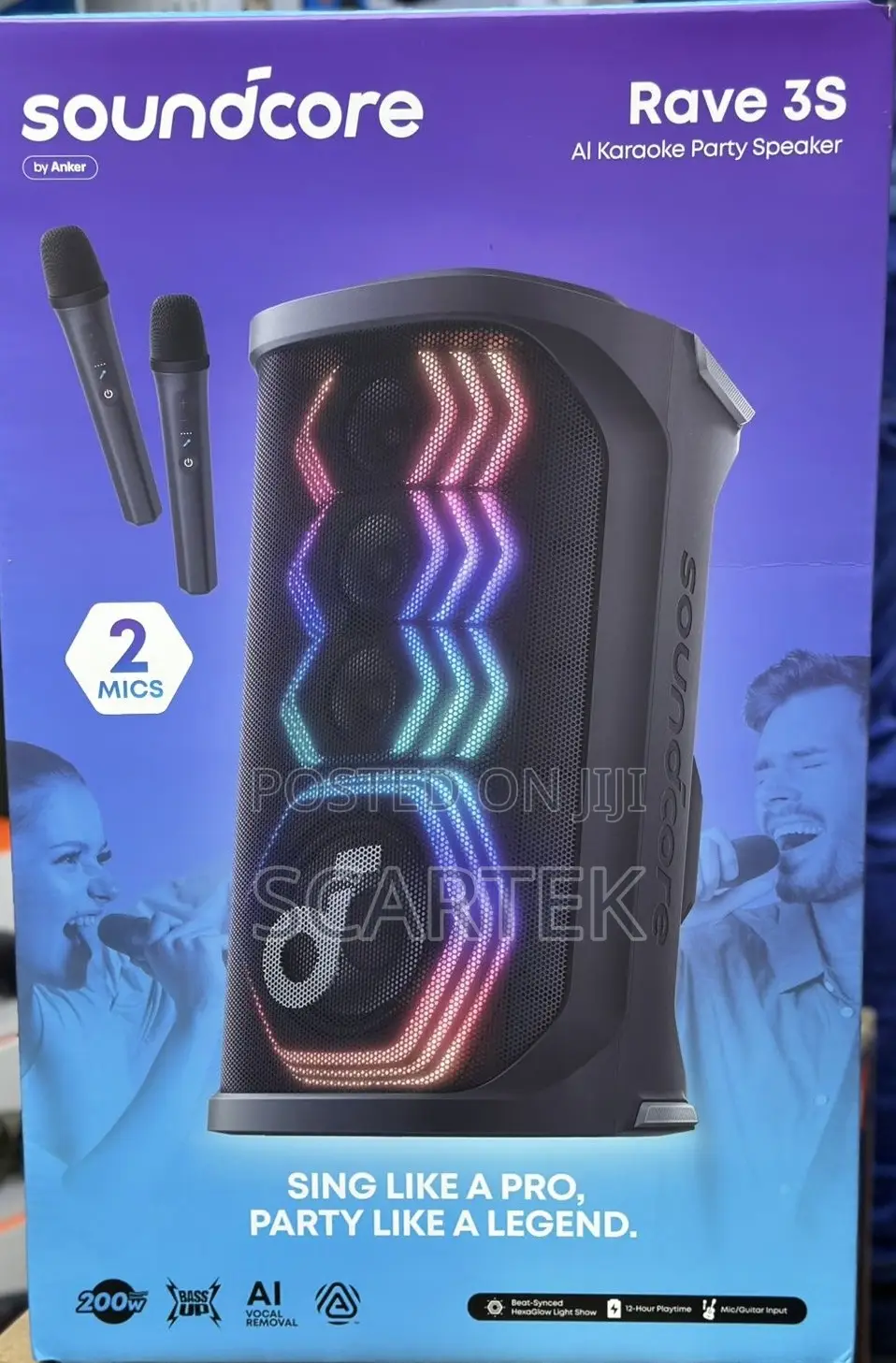 Rave 3s Speaker 2mics
