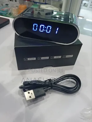 Wifi Table Clock Spy Wireless Camera