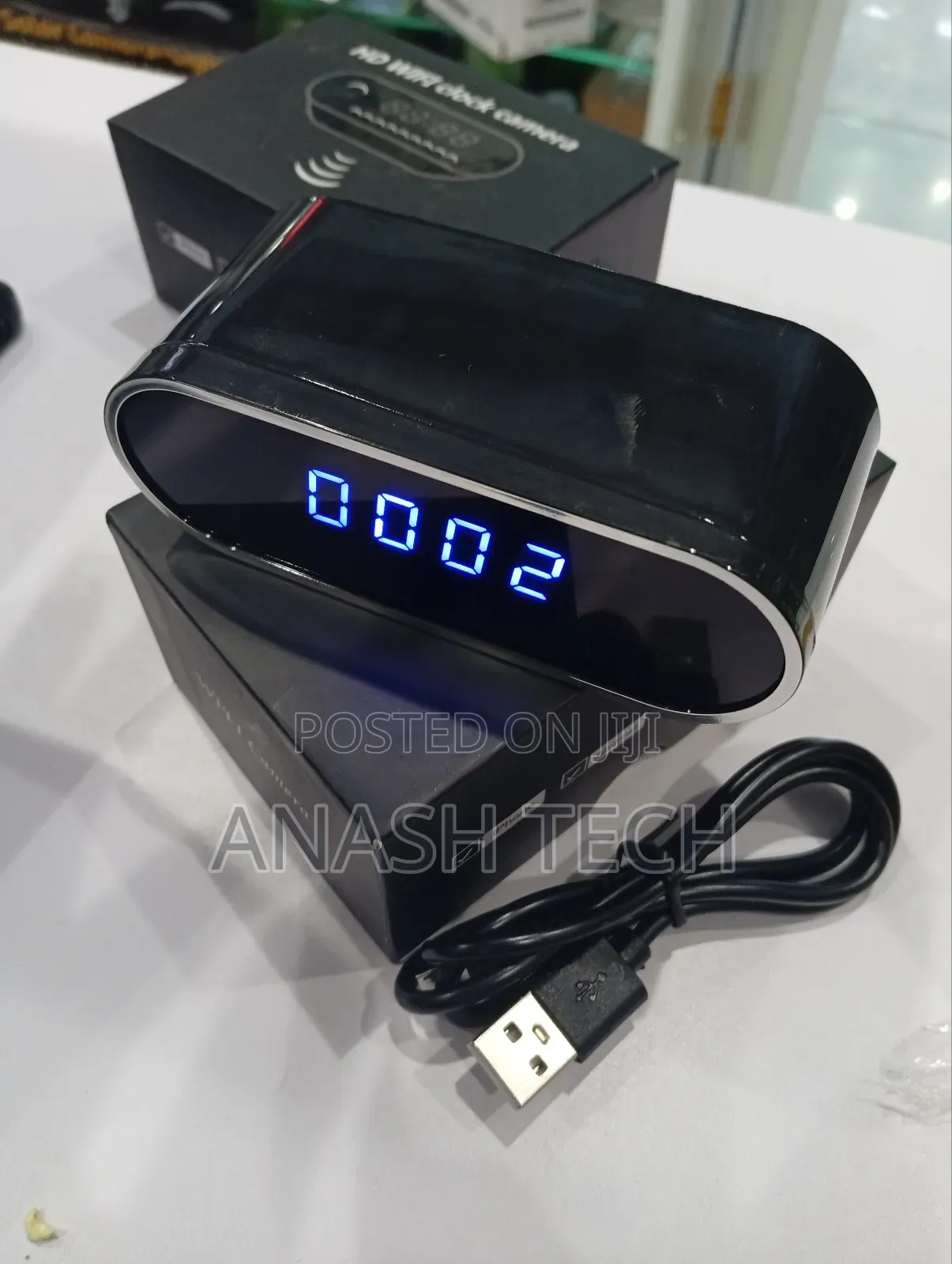 Hidden Table Clock Wifi Camera