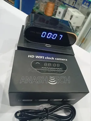 Spy Table Clock Wifi Camera