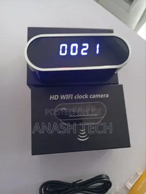 Wifi Table Clock Camerawireless Nanny Cam