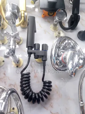 Bidet Toilet Spray+ Angle Valve Black