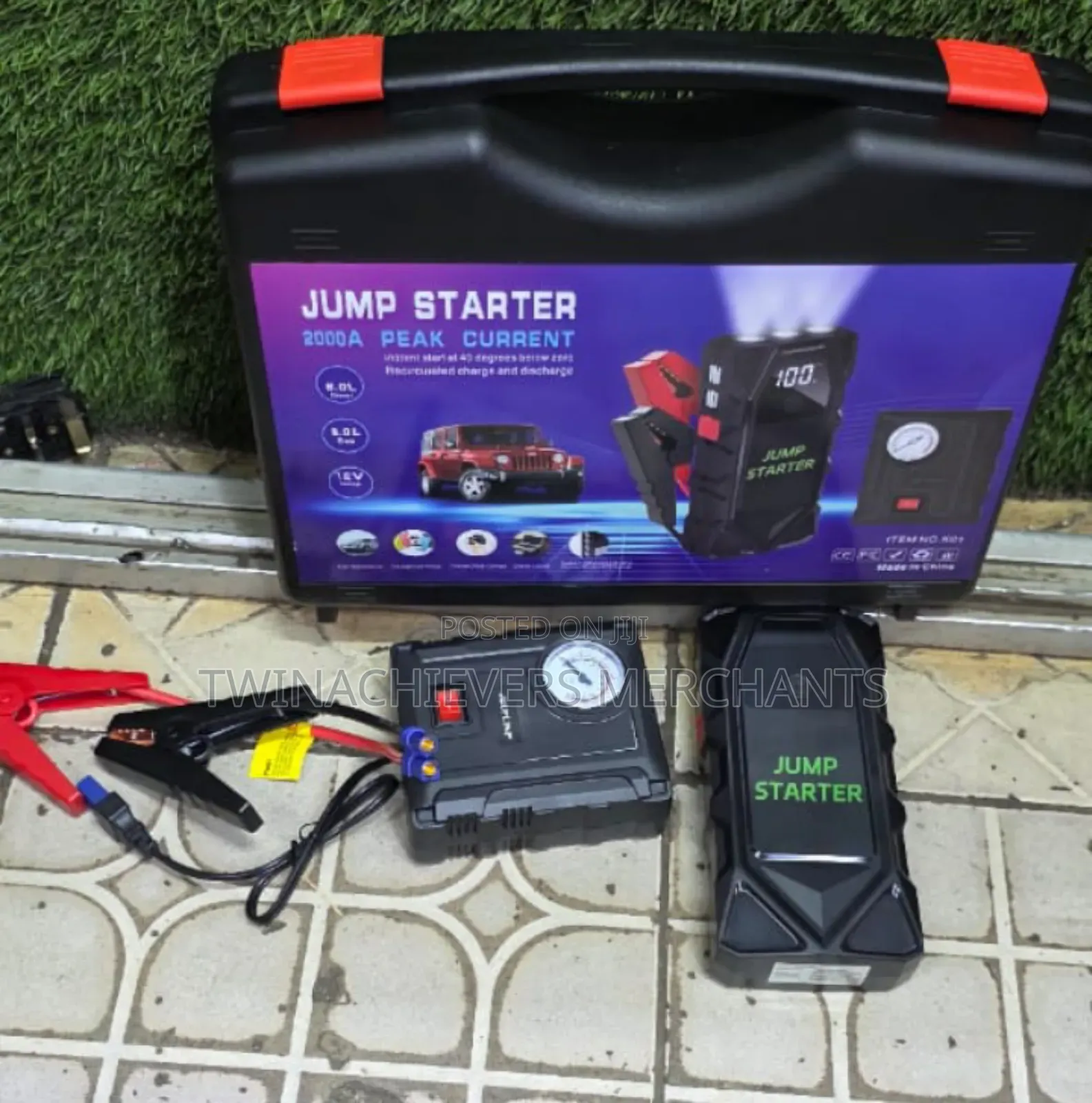 Jump Starter Kit,2000a Peak Current