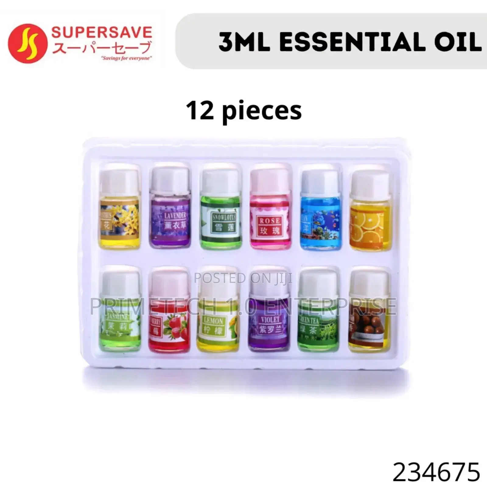 Diffuser/Humidifier Essential Oils 10pcs