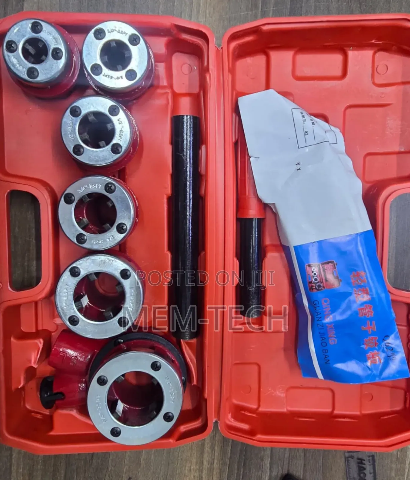 6pcs Die Stock/Ratchet Die Stock