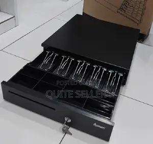 Quality Black Safe Cash Box5tray Cash Drawer.