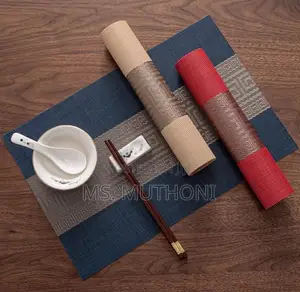 6 PCS Premium-Quality Luxury PVC Table Mats/ Placemats*