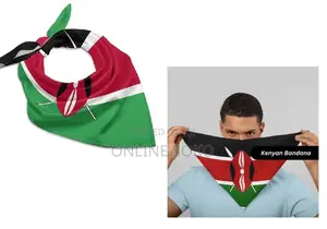 Unisex Men Women Head Wrap Neck Scarf Bandana – Kenya Flag