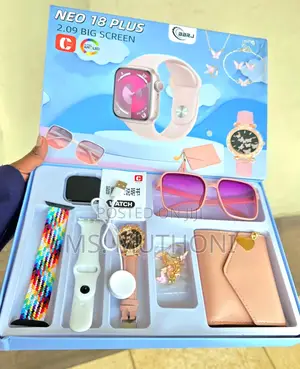 Ladies Smart Watch Gift Set