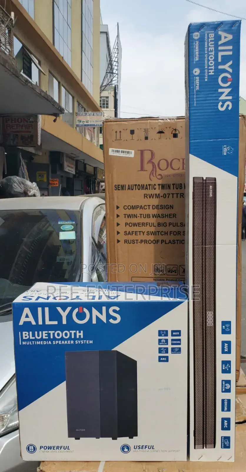 2.1ch Sb801k Ailyons Big Soundbar Speaker System