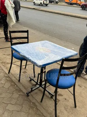 Blue Restaurant And Bar Chairs  Set