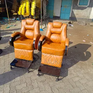 Brown Kinyozi Barber Chair
