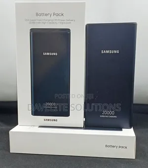 Samsung Powerbank, 20000mah, 25w Battery Pack
