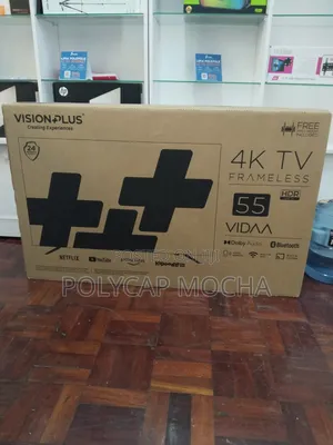 Vision Plus 55′′ Frameless V+ Os Smart Tv Vp8855kv