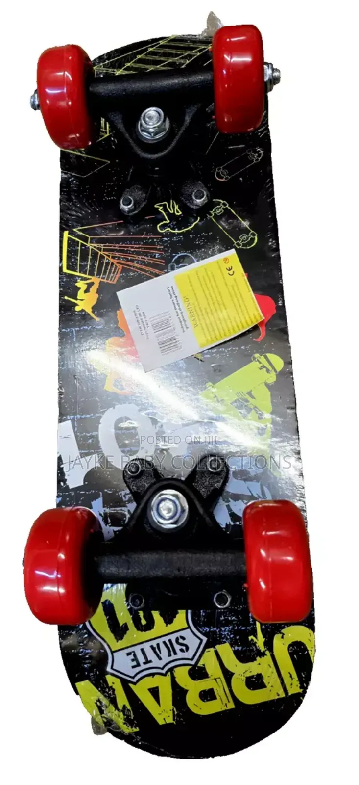 Kids Beginner Skateboard 59cm Retro Design